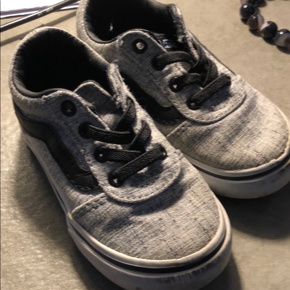 Vans slip on grey 5.5